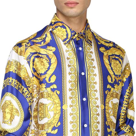 chemise blanche versace homme|Chemises Versace pour homme .